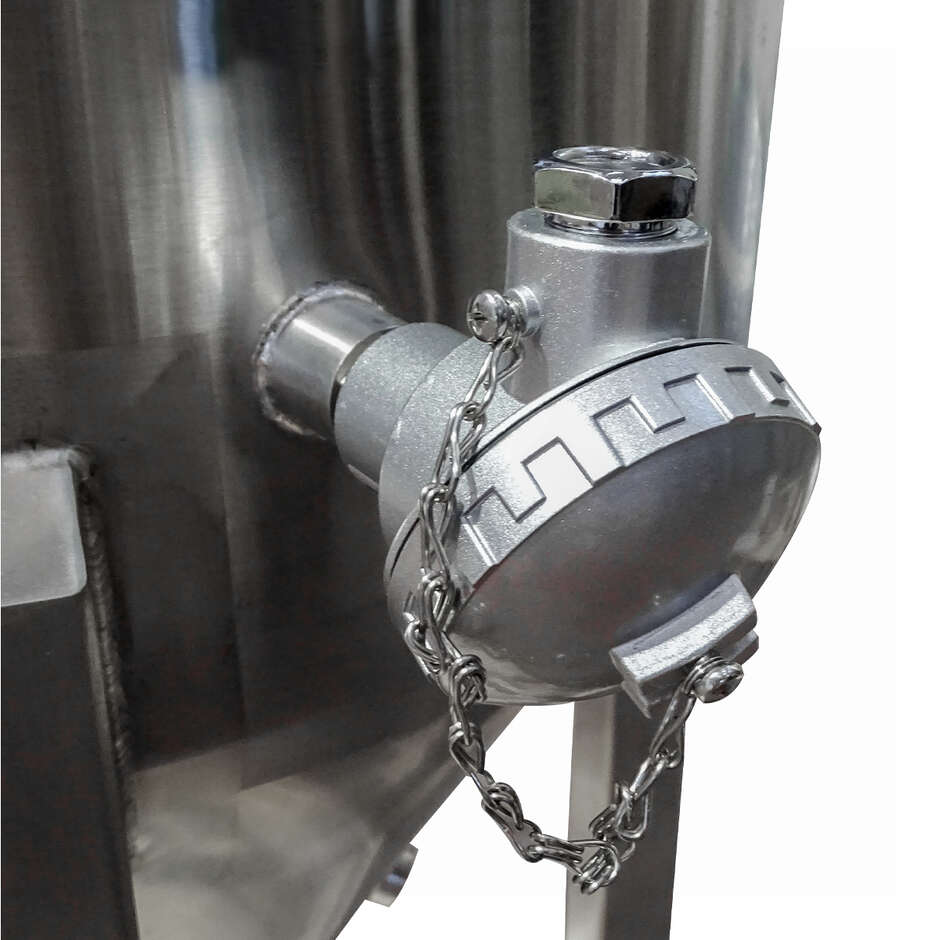 Isobarer Gekühlter Edelstahltank 100 liter - 60° Konische  Boden